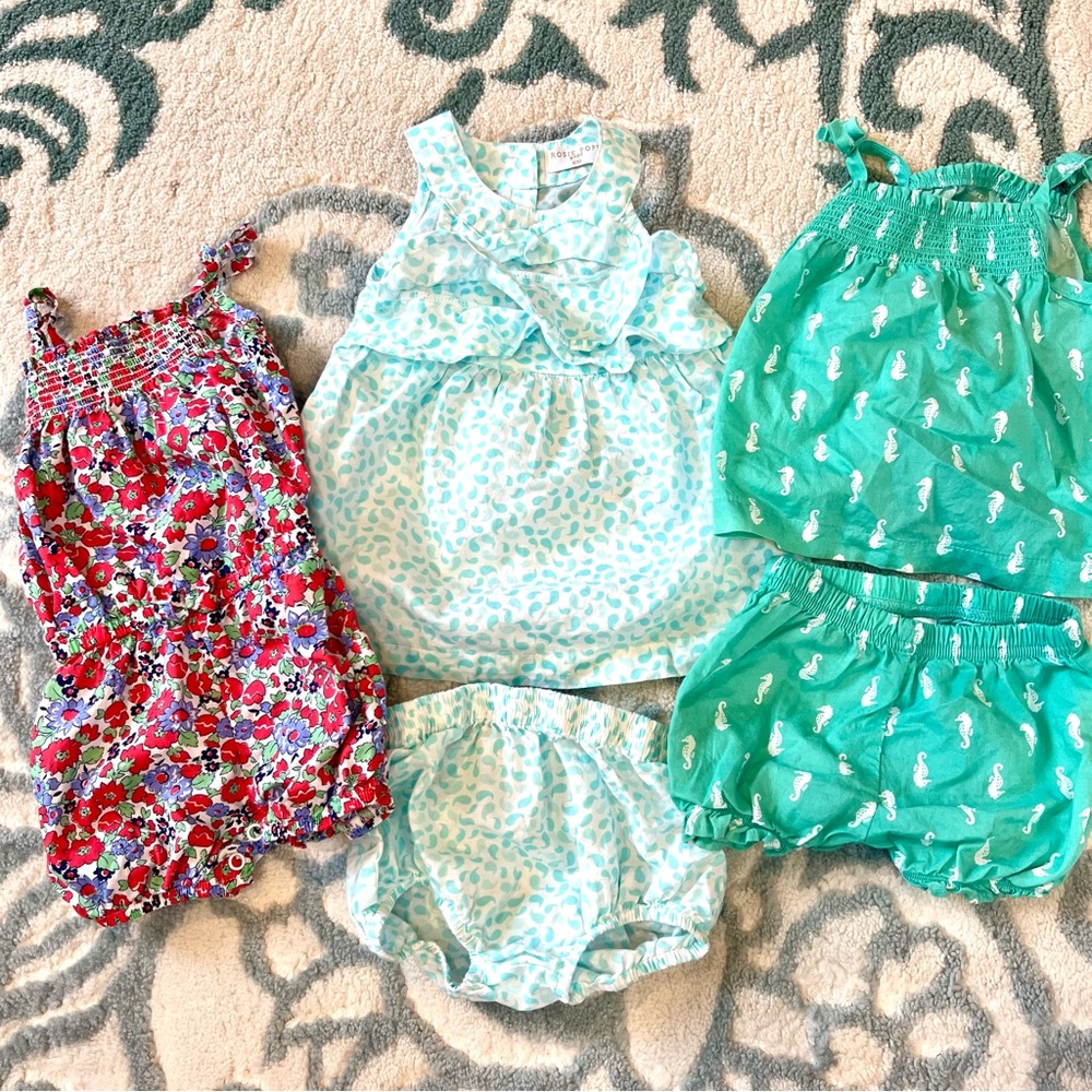 Baby girl summer dressier outfits
